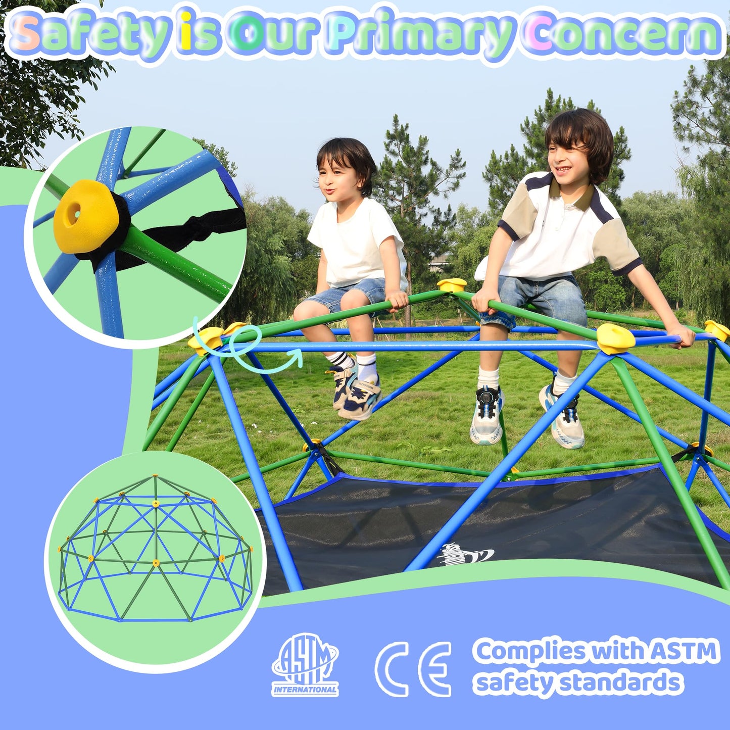 Gardenature 10FT Climbing Dome Hammock