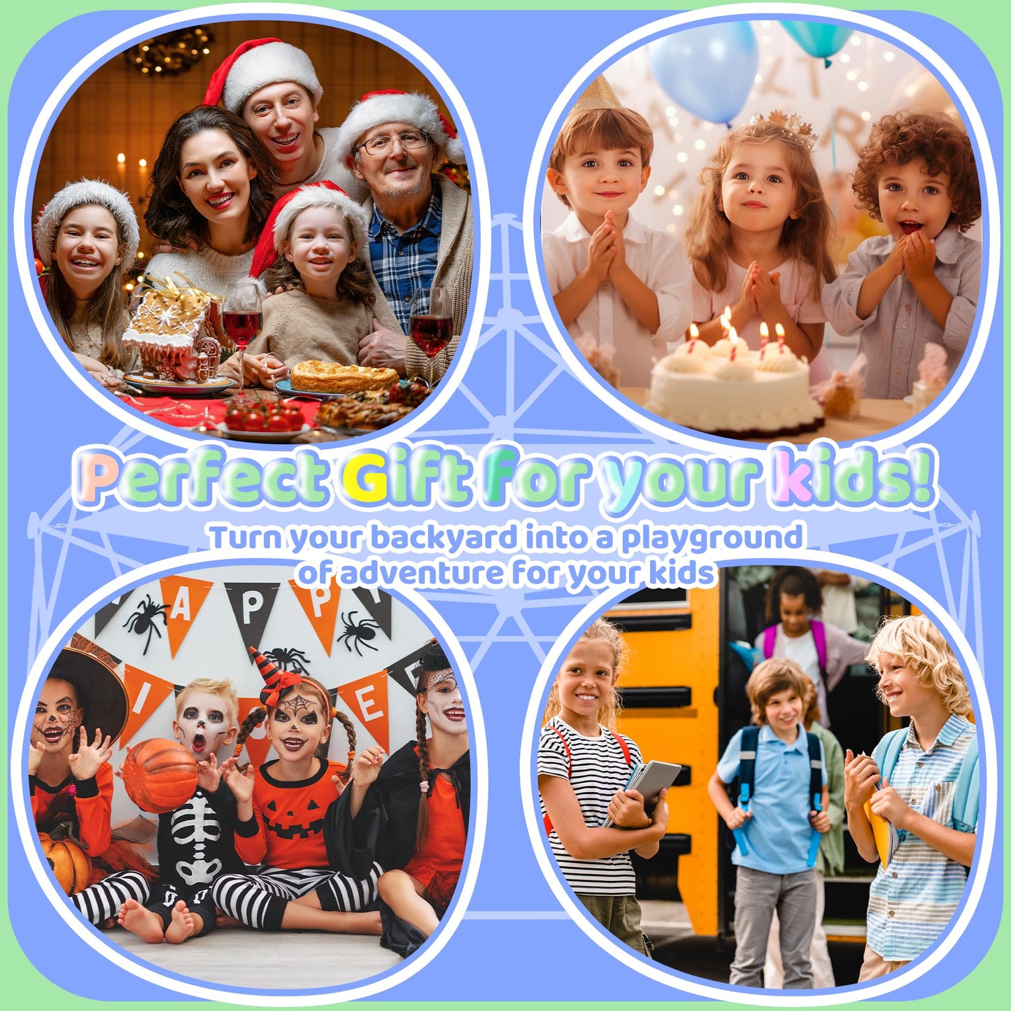 Gardenature 10FT Climbing Dome Hammock