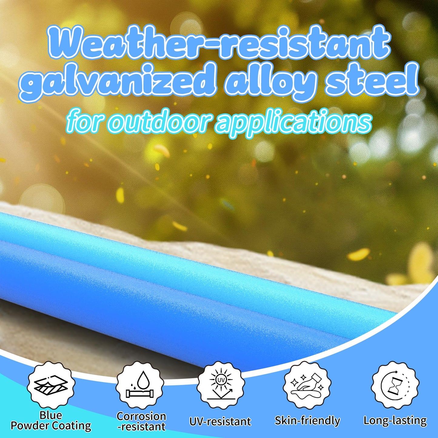 Gardenature 10FT Climbing Dome with Hammock and Swing