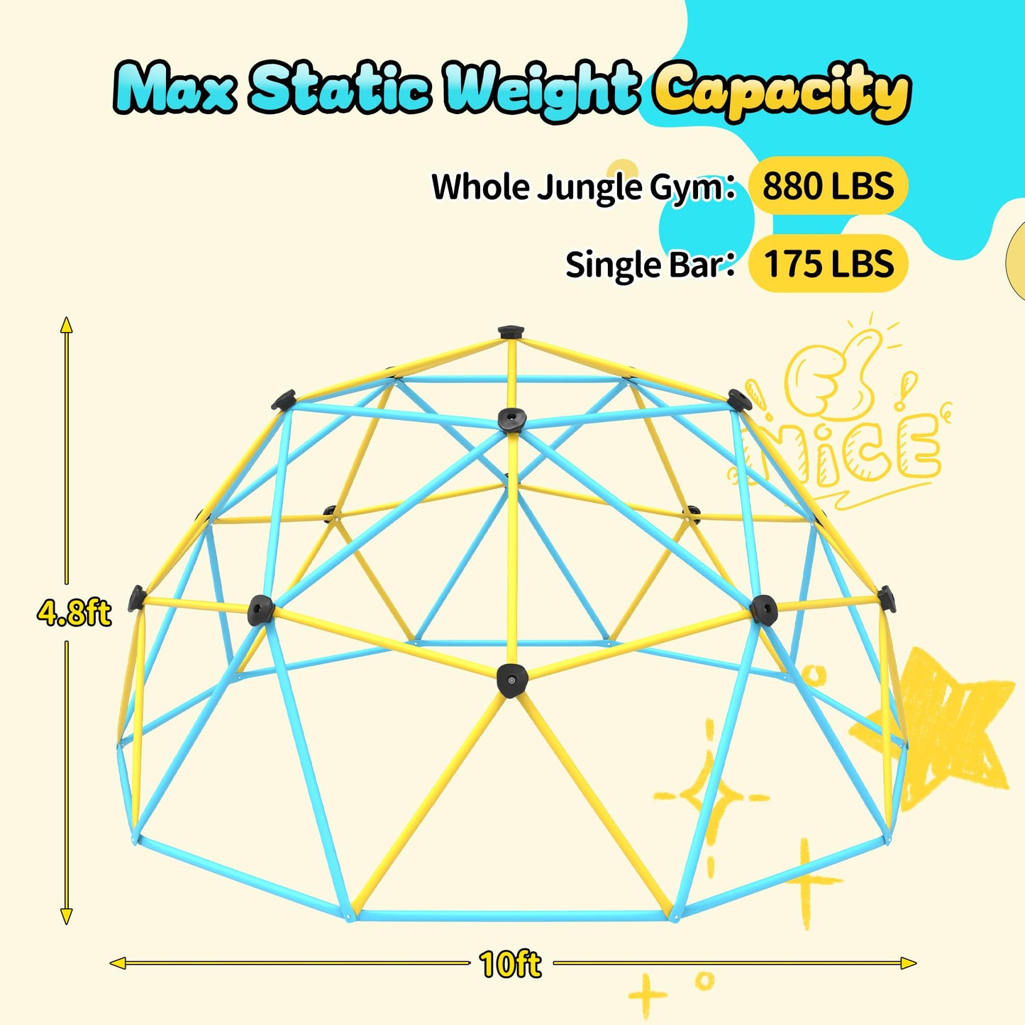 Gardenature 10FT Climbing Dome