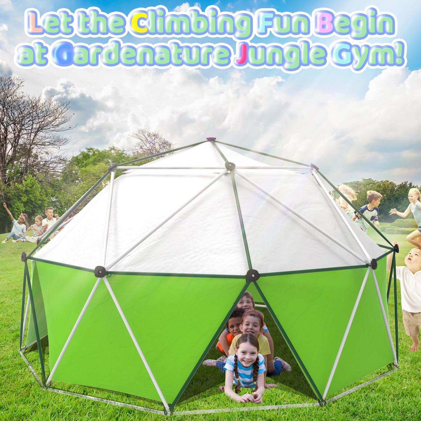 Gardenature 10FT Climbing Dome with Tent
