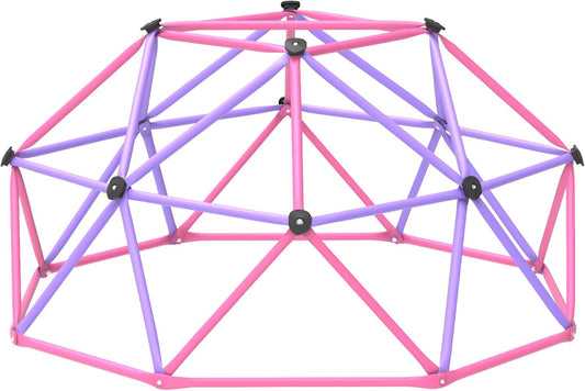 Gardenature 6FT Kids Climbing Dome (Pink & Purple)