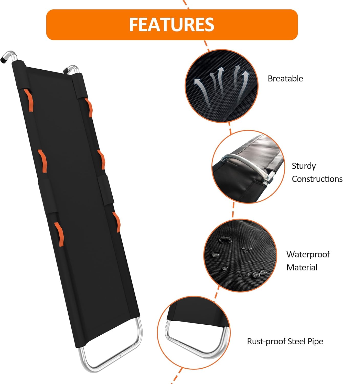 Gardenature Universal Trampoline Slide & Ladder