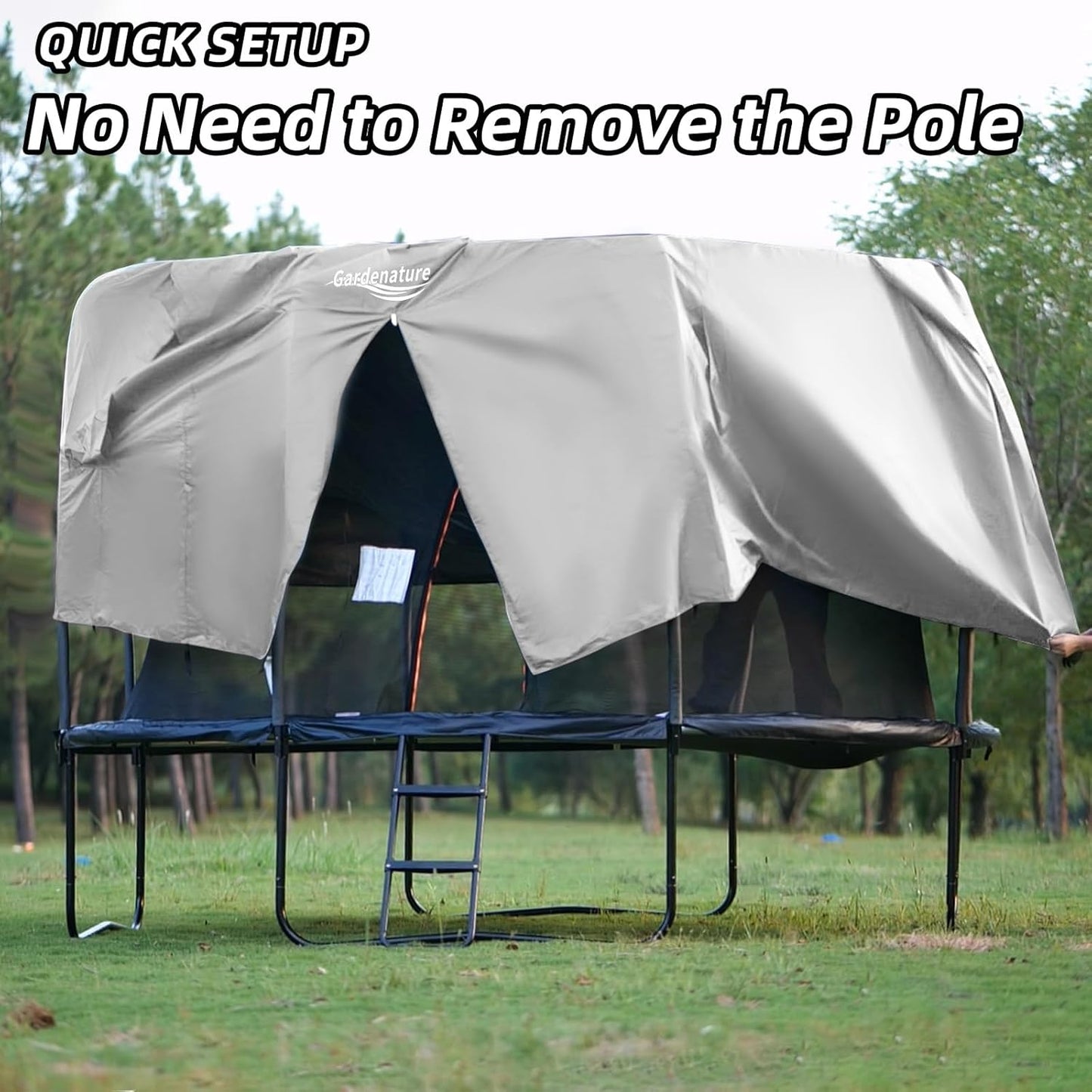 Gardenature 14FT 8 pole Trampoline Tent（Tent Only）